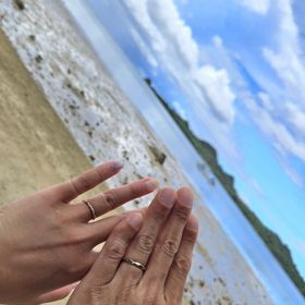 【SIENAROSE(シエナロゼ)の口コミ】 私の肌馴染みがピンクゴールドがいいので、ピンクゴールドの指輪を探して…