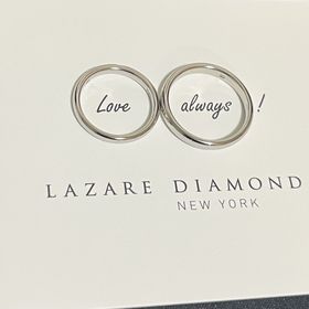 【ラザール ダイヤモンド(LAZARE DIAMOND)の口コミ】 シンプルで一粒だけのダイヤモンドはすごく輝いており、着け心地もいいの…
