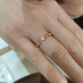 【KANOE Bridal(庚ブライダル)】の口コミ 普段の生活では指輪をつけることが出来ないので、着用時よりも所有している...
