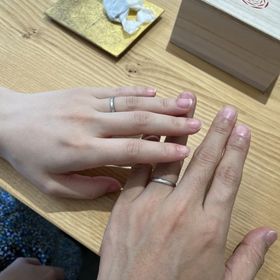 【出雲結(いずもゆい)の口コミ】 シンプルかつ他にないものを作りたく、雲結のデザインを選びホーニング加…