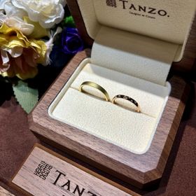 【TANZO.(鍛造指輪)の口コミ】 2人ともこだわりが強く、また曲げない性格のため(笑)、既製品でしっくりく…