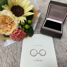 【アイプリモ(I-PRIMO)の口コミ】 予算通りの値段になりました。
半周ダイヤが入っているのと１/4ほどダイヤ…