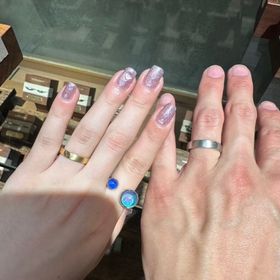 【voulez vous(ヴーレ・ヴー)の口コミ】 プラチナではなくゴールドをつけたいと思っていた。
旦那とは同じ見た目に…