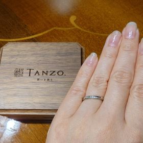 【TANZO.(鍛造指輪)の口コミ】 既製品ではなく自分でデザインを考えたかったので、フルオーダーで作れて…