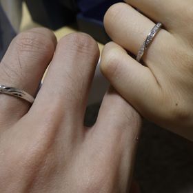 【銀座ダイヤモンドシライシの口コミ】 もともとはハーフエタニティより少しダイヤが少ないデザインを探していま…
