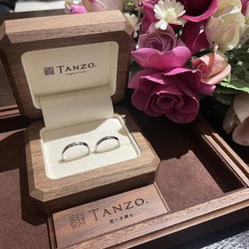 【TANZO.(鍛造指輪)の口コミ】 石は付けずにシンプルな指輪が理想でした。TANZO.の指輪は鍛造製法なので…
