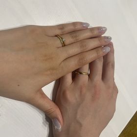 【CRAFY(クラフィ)の口コミ】 個人の誕生日を相手の指輪に入れました。彼は指輪の内側に入れたのでそこ…