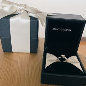 【エクセルコダイヤモンド(EXELCO DIAMOND)の口コミ】 婚約指輪を選ぶ中で【動きのあるデザイン】【ダイヤが並んだデザイン】【…