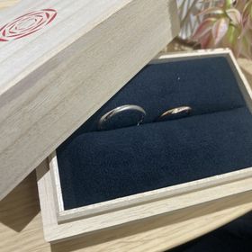 【出雲結(いずもゆい)の口コミ】 夫婦揃ってシンプルなデザインが好みののため、風結を選択しました。妻の…