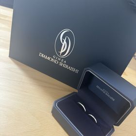 【銀座ダイヤモンドシライシの口コミ】 ウェーブなどより、シンプルで王道なデザインのものにしました。仕上がり…
