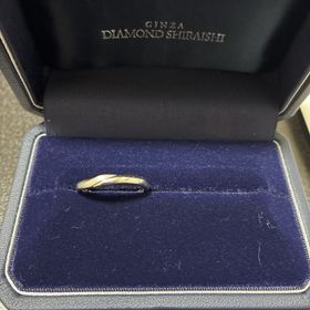 【銀座ダイヤモンドシライシの口コミ】 結婚指輪としてダイヤモンドシライシのこの指輪を選びました。派手すぎず…