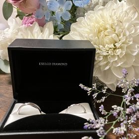 【エクセルコダイヤモンド(EXELCO DIAMOND)の口コミ】 結婚したらこれを着けたいと思うくらい可愛いデザインに一目惚れし、試着…