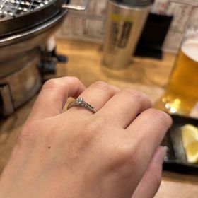 【ヴァンドーム青山(VENDOME AOYAMA)の口コミ】 ダイヤモンドがとても輝いていて価格帯も高すぎず質と値段がマッチしてい…