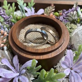 【鎌倉彫金工房の口コミ】 手作りしたので、世界にひとつだけです。特別感があり、夫婦ともにとても…