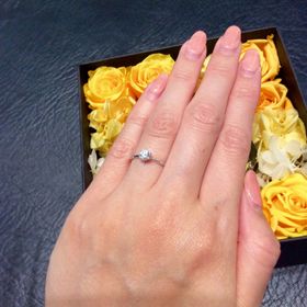 【LUCIE(ルシエ)の口コミ】 婚約指輪をもらえるなら、王道のデザインがいいなとなんとなく思ってまし…