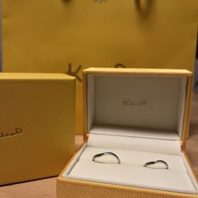 【ケイウノ ブライダル(K.UNO BRIDAL)の口コミ】 ウェーブラインにマット加工を施し、イメージ通りに仕上げていただきまし…