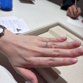【和光ブライダルブティックギンザの口コミ】 自分の指に馴染み、とてもつけ心地がよい指輪でした。いくつかの指輪を試…