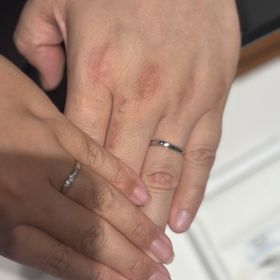 【銀座ダイヤモンドシライシの口コミ】 ゆるやかなウェーブが自分のＡラインの指に合ってると店員さんにオススメ…