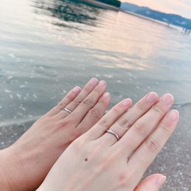 【アイプリモ(I-PRIMO)の口コミ】 購入した指輪はプラチナなので温泉に入っても錆びることもなくどこでも着…