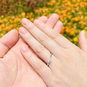 【アイプリモ(I-PRIMO)の口コミ】 指輪はまず、「フレーム」と「ダイヤモンド」の組み合わせで選ぶ。フレー…