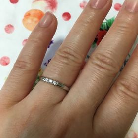 【MIKIMOTO(ミキモト)の口コミ】 私達の場合、結婚指輪は婚約指輪と兼ねていたので、シンプル過ぎず、派手…