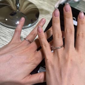 【TRECENTI(トレセンテ)の口コミ】 指輪のデザインとピンクダイヤモンドを入れられる点がおすすめです。V字の…