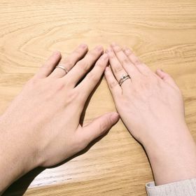 【出雲結(いずもゆい)の口コミ】 私が選んだ指輪は婚約指輪が縁結、結婚指輪が時結と風結になります。指輪…