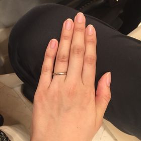 【アイプリモ(I-PRIMO)の口コミ】 たくさんのデザインの中から、ストレートだけど、ななめにダイヤモンドが…