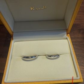 【ケイウノ ブライダル(K.UNO BRIDAL)の口コミ】 二人で作れる結婚指輪で、かつ名の知れたところでお願いしたいという理由…