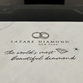 【ラザール ダイヤモンド(LAZARE DIAMOND)の口コミ】 沢山のジュエリーショップを見に行きましたが、ダイヤモンドが綺麗で、好…