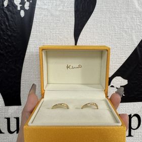 【ケイウノ ブライダル(K.UNO BRIDAL)の口コミ】 何年つけても大丈夫なようにシンプルなデザイン➕指輪はどうしてもゴールド…