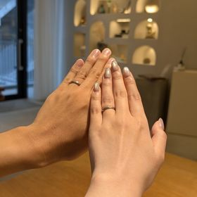 【atelier ST, CAT(アトリエ エスティーキャット)の口コミ】 ​「いかにも」な結婚指輪は避けたいと思っていた私たちにとって、ここの指…