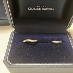 【銀座ダイヤモンドシライシの口コミ】 派手すぎず、でもおしゃれなデザインだった。
小さいダイヤモンドを付ける…