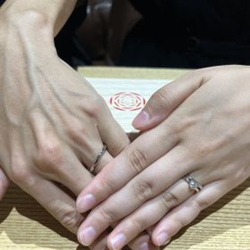 【出雲結(いずもゆい)の口コミ】 結婚指輪は男女ペアのデザインとなっており、縁結びで有名な出雲をイメー…