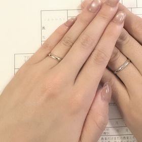 【アイプリモ(I-PRIMO)の口コミ】 石のないシンプルなデザインの指輪を探していて、こちらのリングに出会い…