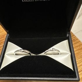 【エクセルコダイヤモンド(EXELCO DIAMOND)の口コミ】 リボンのような王道ではないデザインですが、「結び」の一種ということで…