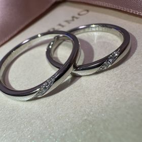 【アイプリモ(I-PRIMO)の口コミ】 たくさんの指輪の数の中たくさん試着させて頂き、一つ一つ丁寧に説明して…