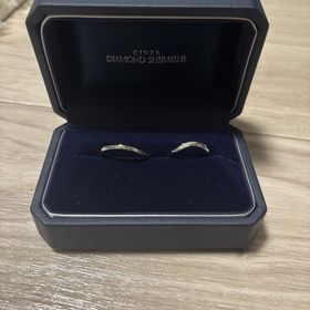 【銀座ダイヤモンドシライシの口コミ】 大人気のCreerシリーズの中でも、緩やかなカーブと丁度良いキラキラ感で派…