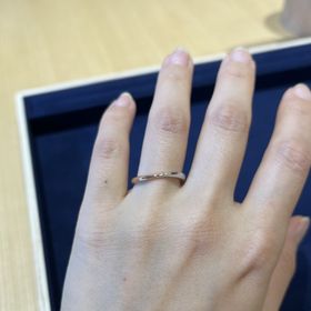 【TOMOE(トモエ)の口コミ】 それぞれの指輪に意味が込められていて、素敵だと思いました。ゴールドと…