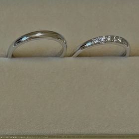 【宝寿堂(ほうじゅどう)の口コミ】 メレダイヤの数からデザインまで自分で考えて作っていただけるのでお気に…