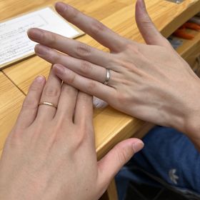 【出雲縁(いずもえん)】の口コミ デザインを自分で決められていい！
ダイヤを三つつけたりして、キラキラゴ...