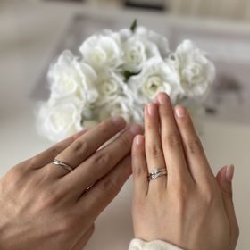 【ケイウノ ブライダル(K.UNO BRIDAL)の口コミ】 イニシャルを入れていただく時、2人の希望を合わせたデザインを考えてくだ…