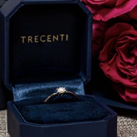 【TRECENTI(トレセンテ)の口コミ】 もともと指輪を探すときから、デザインはシンプルかつウェーブ一択でした…