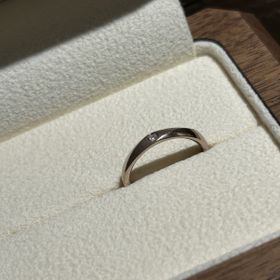 【TANZO.(鍛造指輪)の口コミ】 二人の肌色に合わせて、それぞれ似合ったコーラルゴールドを選択しました…