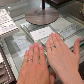 【アイプリモ(I-PRIMO)の口コミ】 ダイヤとメレダイヤの並びがかわいいところに惹かれました。よくテレビCM…