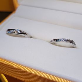 【ケイウノ ブライダル(K.UNO BRIDAL)の口コミ】 フルオーダーメイドの指輪
自分達だけの特別な指輪です
ナイトウェディン…