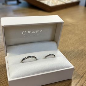 【CRAFY(クラフィ)の口コミ】 2人で手作りが良いという想いが一致していたのと、金属アレルギーもあり、…