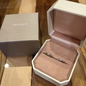 【TRECENTI(トレセンテ)の口コミ】 彼は装飾具を普段つけない為、指輪をつけていくことに不安を感じていまし…