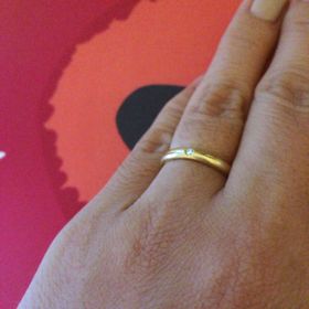 【銀座ダイヤモンドシライシの口コミ】 母親の結婚指輪がゴールドだったため、以前からゴールドと決めていました…