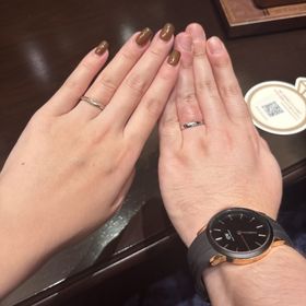 【TANZO.(鍛造指輪)の口コミ】 素材についても複数の選択肢から選ぶことができました。
スターダストにし…